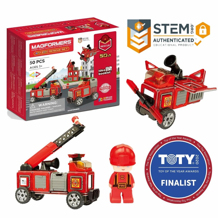 Magformers * | Magformers Amazing Rescue 50Pc Set