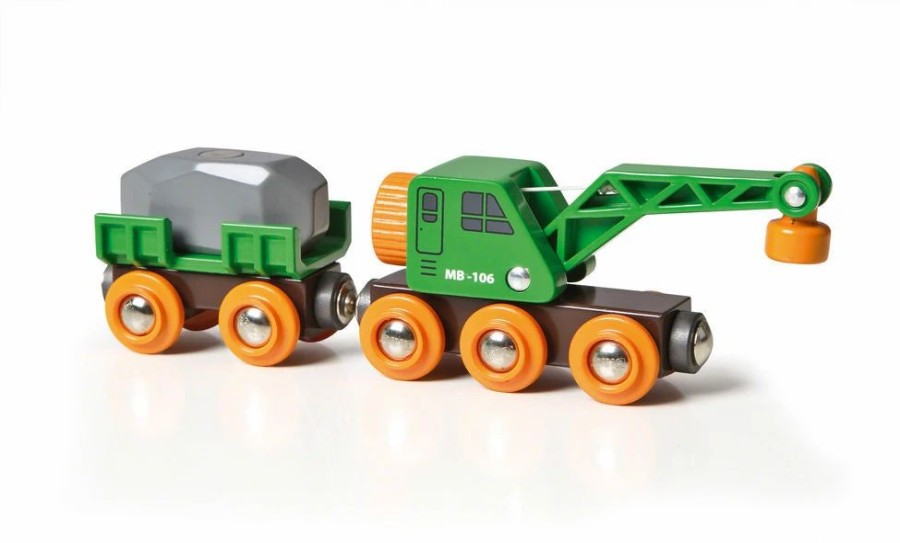 Brio * | Brio Clever Crane Wagon