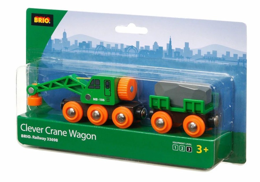 Brio * | Brio Clever Crane Wagon