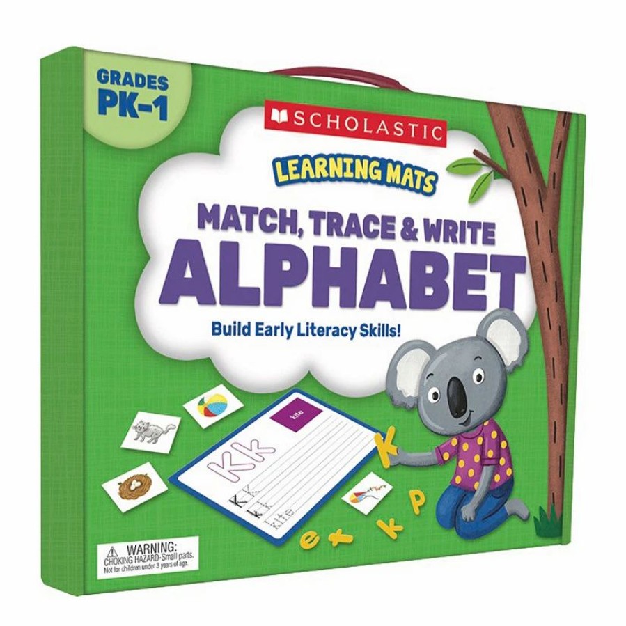 Early Learning * | Mw Learning Mats Match, Trace & Write The Alphabet