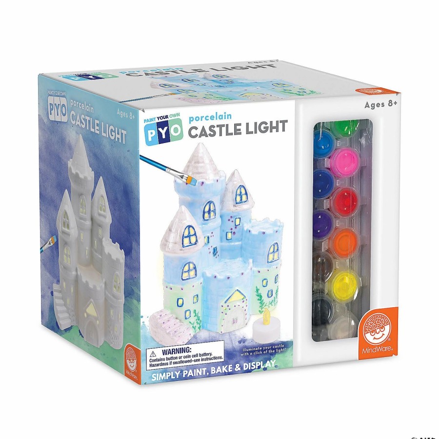 Creative Activities * | Mw Paint Your Own Porcelain Castle Light