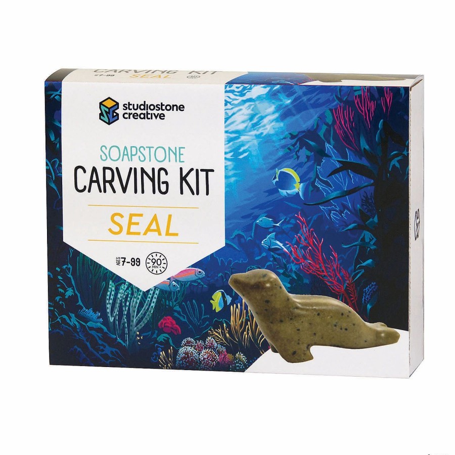 Creative Activities * | Mw Soapstone Carving Kits: Seal