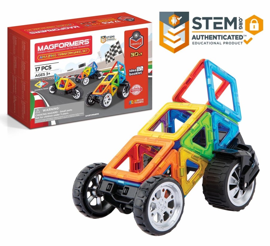 Magformers * | Magformers Amazing Transform 17Pc Wheel Set