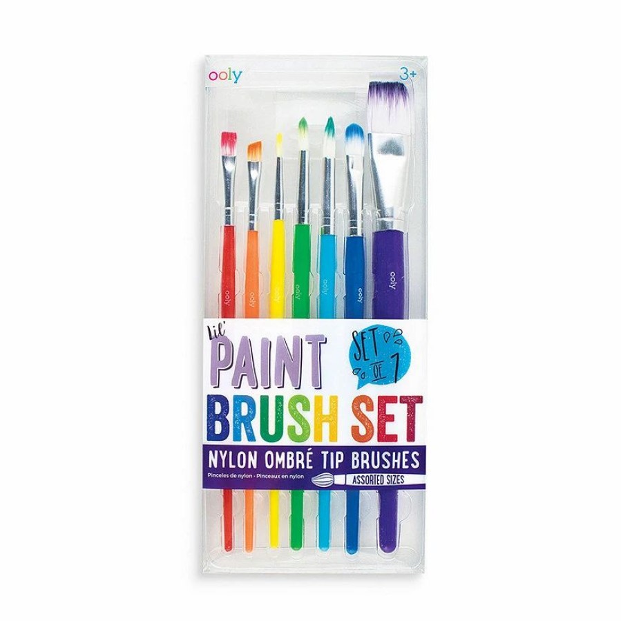 Creative Activities * | Mw Ooly Lil' Paint Brush Set Of 7