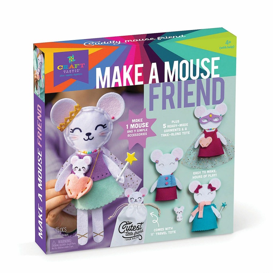 Creative Activities * | Mw Craft-Tastic Make A Mouse Friend Craft Kit