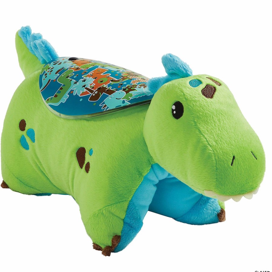 Early Learning * | Mw Pillow Pet Green Dinosaur Sleeptime Lite