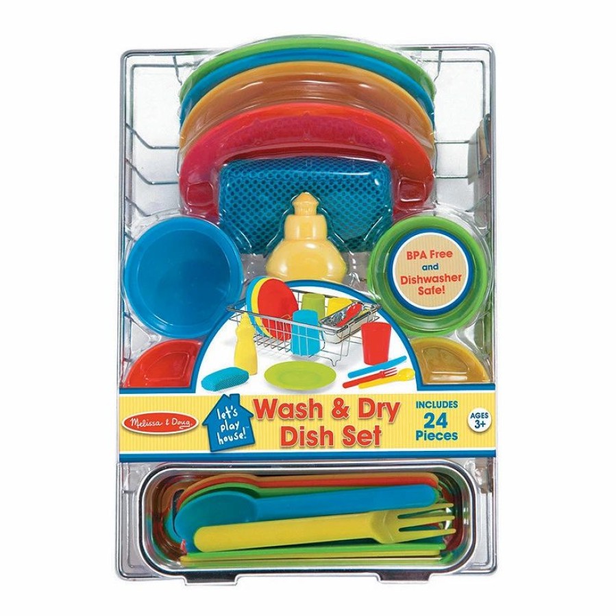 Early Learning * | Mw Lets Play House Wash & Dry Dish Set