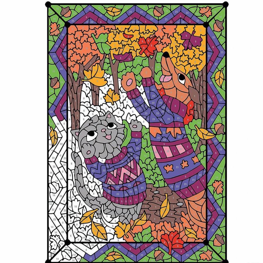 Creative Activities * | Mw Color By Number Color Counts: Pets On Parade