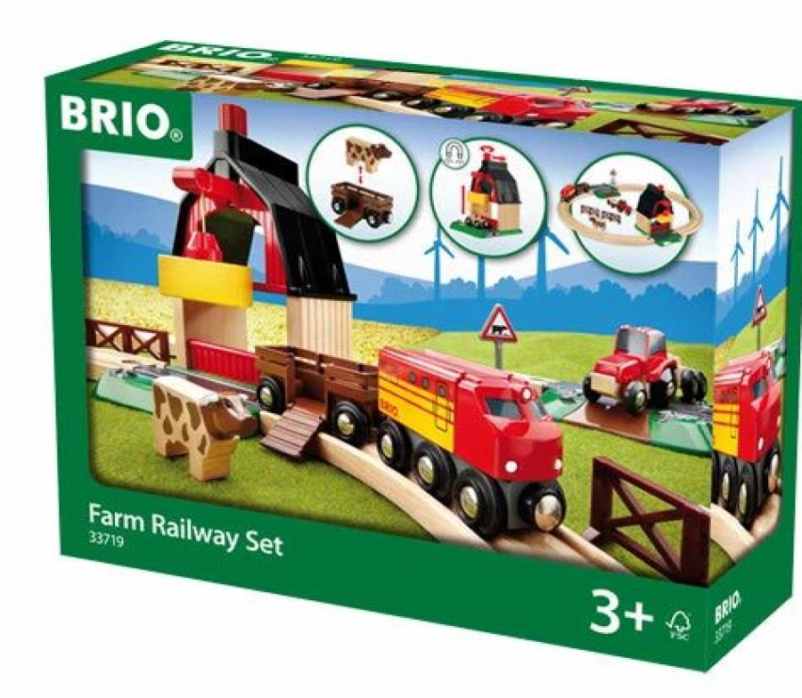 Brio * | Brio Farm Railway Set