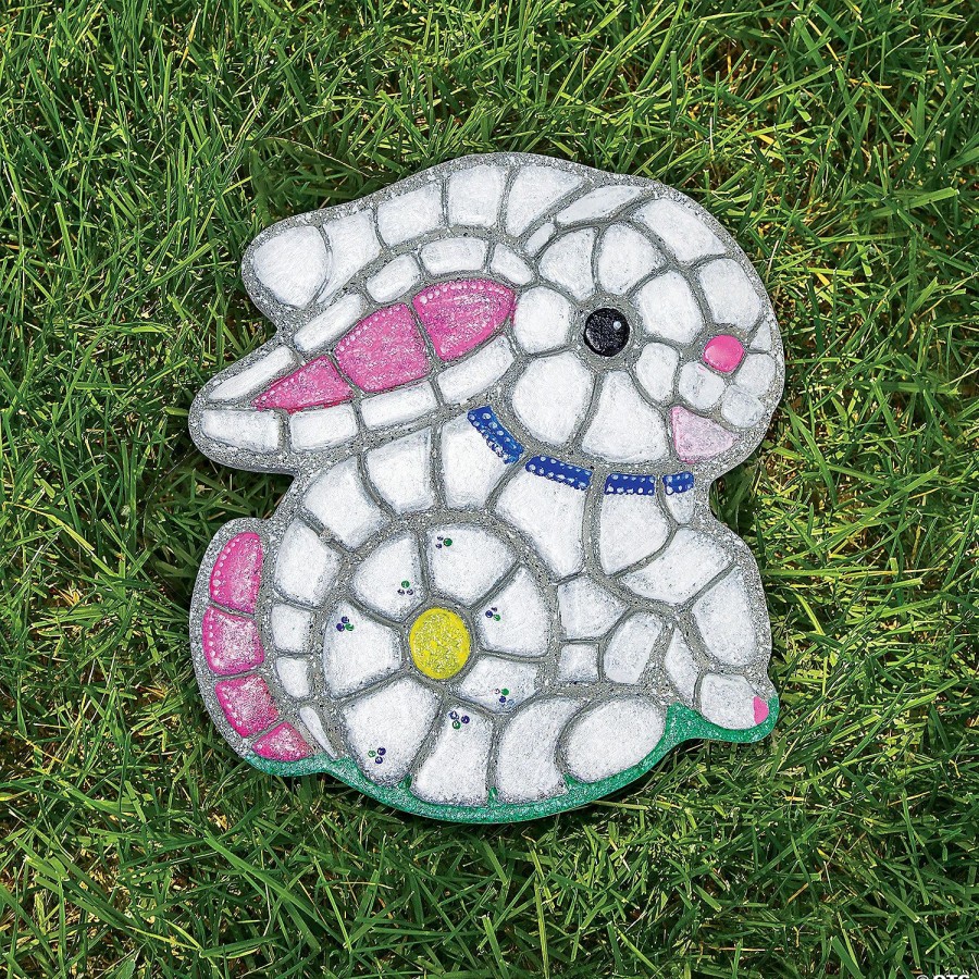 Creative Activities * | Mw Paint Your Own Stepping Stone: Bunny