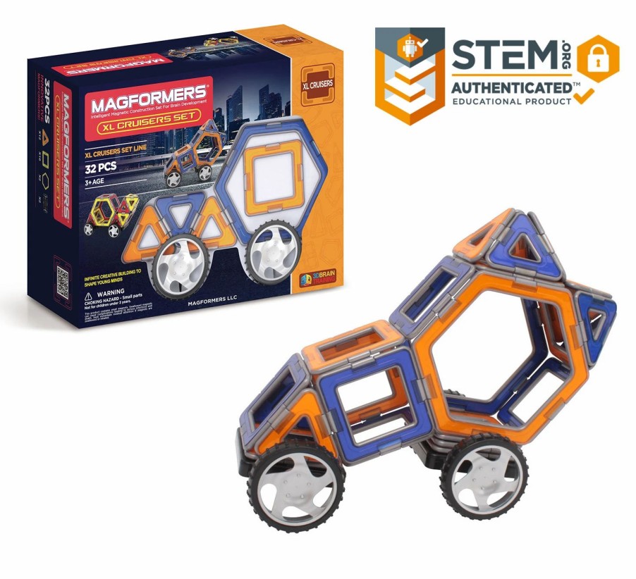 Magformers * | Magformers Xl Cruisers 32Pc Car Set