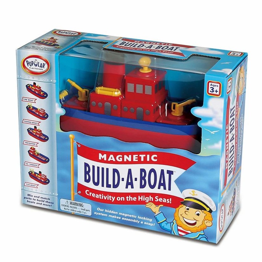 Early Learning * | Mw Popular Playthings Build-A-Boat