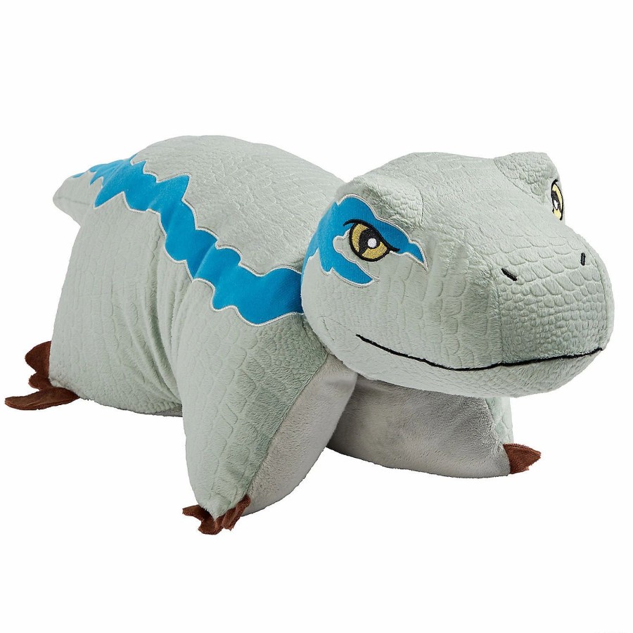 Early Learning * | Mw Pillow Pet Velociraptor Blue