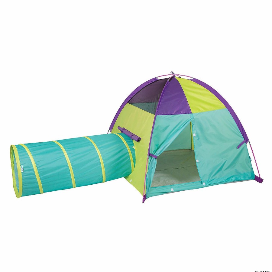 Early Learning * | Mw Pacific Play Tents: Neon Hide-Me Tent & Tunnel Combo