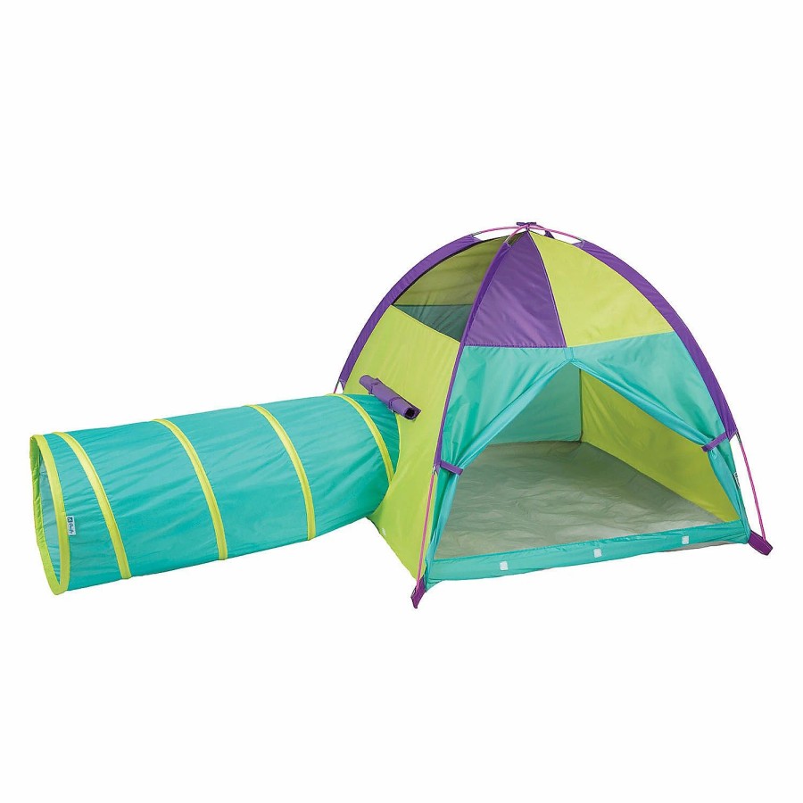 Early Learning * | Mw Pacific Play Tents: Neon Hide-Me Tent & Tunnel Combo