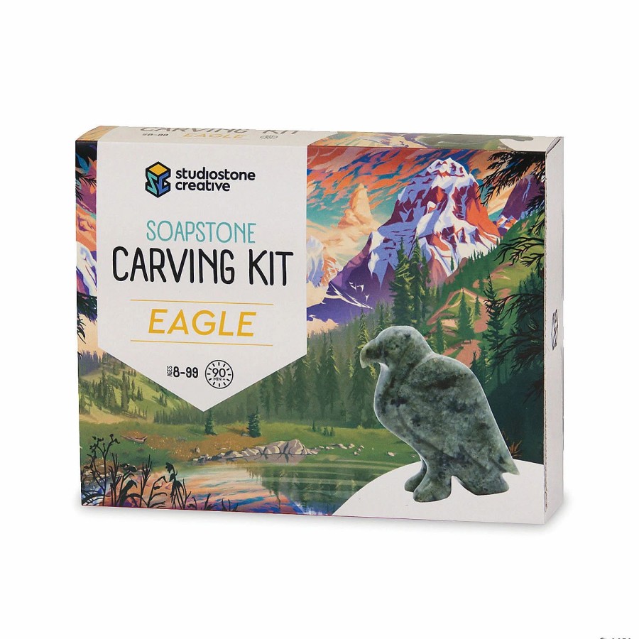 Creative Activities * | Mw Soapstone Carving Kits: Eagle