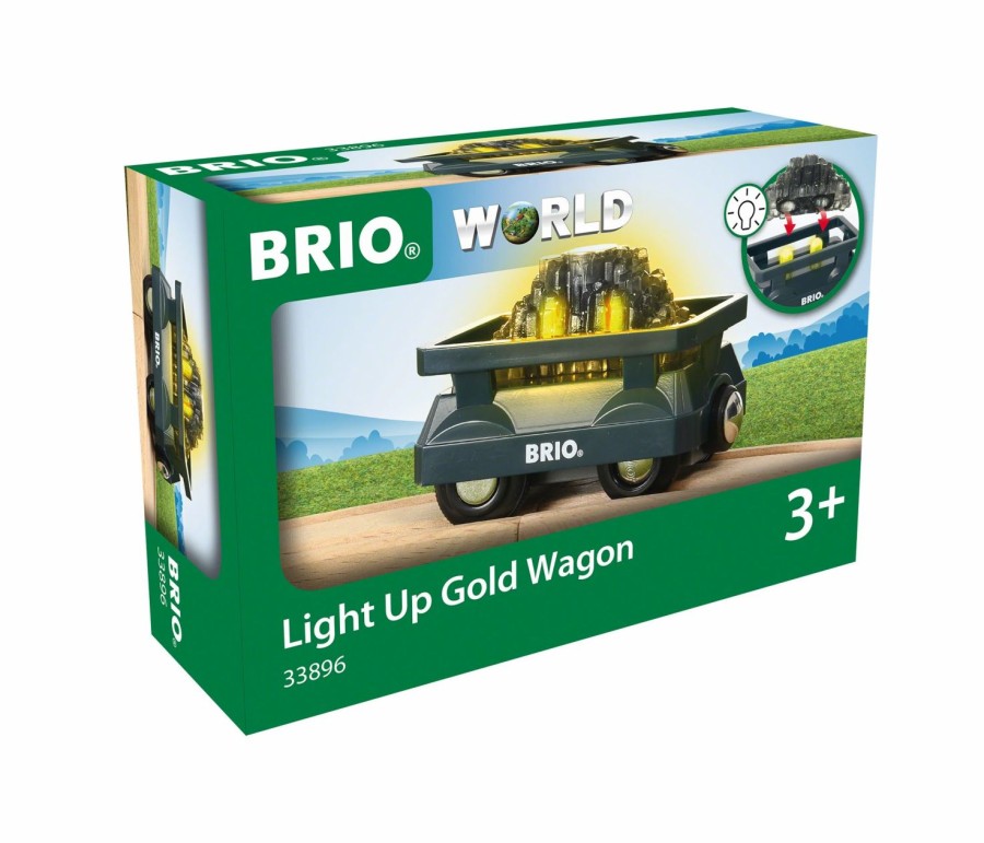 Brio * | Brio Light Up Gold Wagon