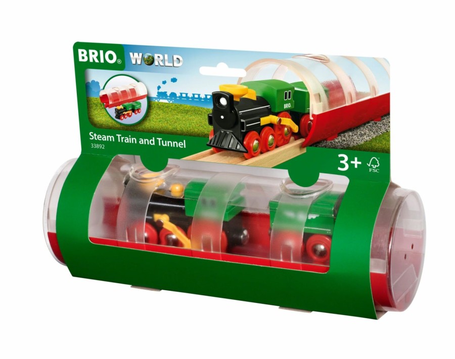 Brio * | Brio Steam Train And Tunnel