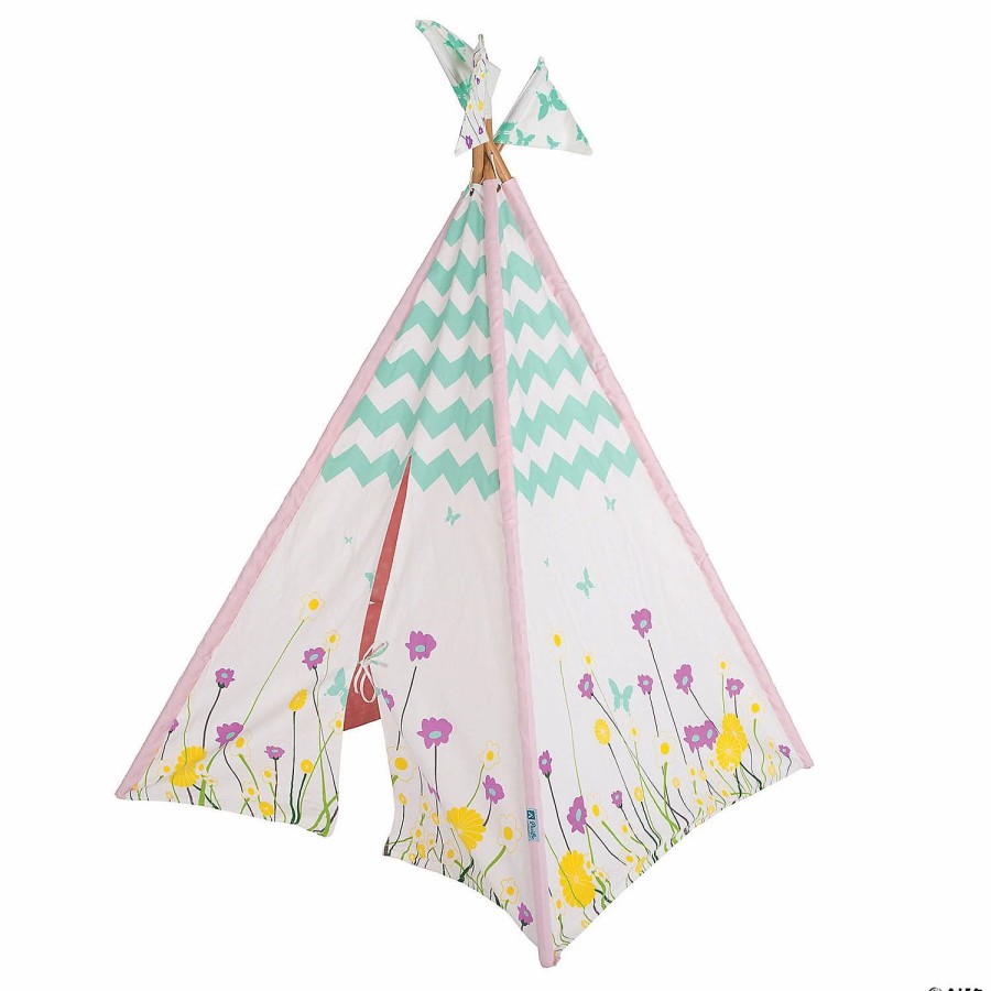 Early Learning * | Mw Pacific Play Tents: Wildflowers Cotton Canvas