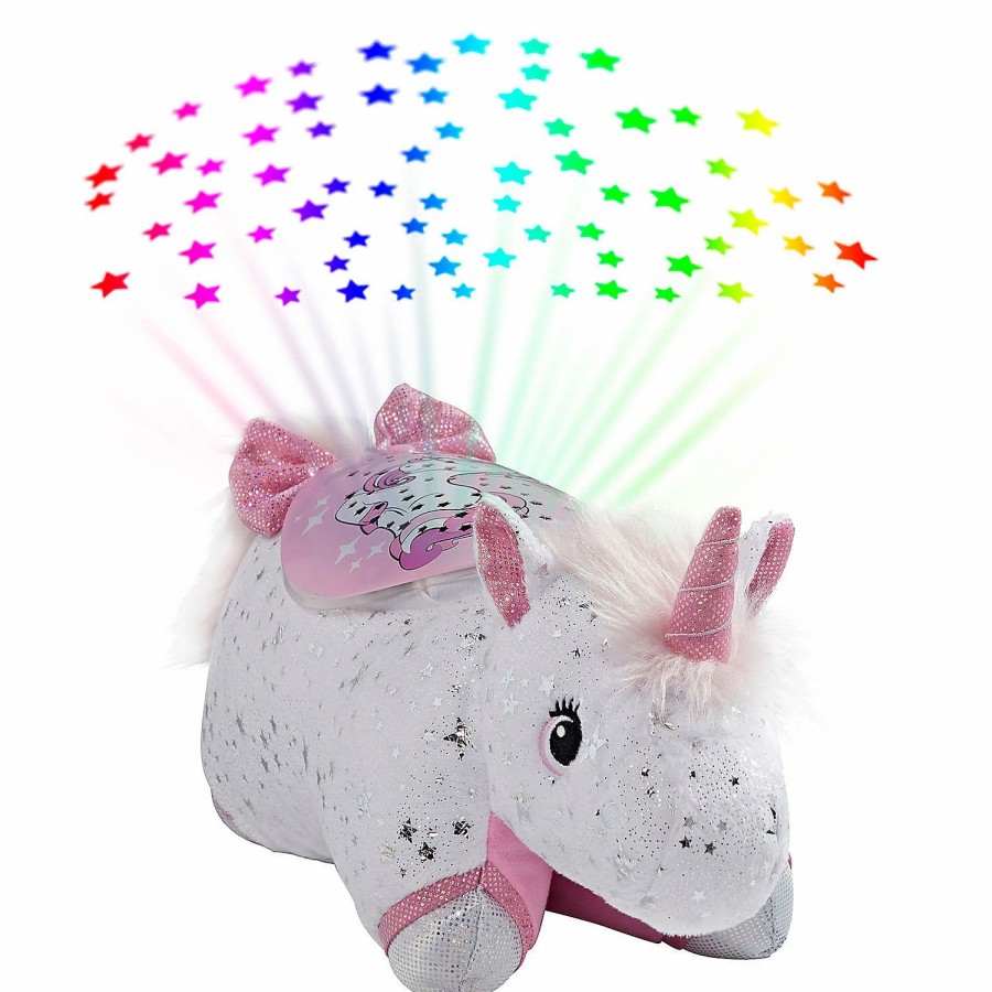 Early Learning * | Mw Pillow Pet Glittery Unicorn Sleeptime Lite