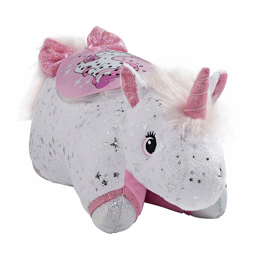 Early Learning * | Mw Pillow Pet Glittery Unicorn Sleeptime Lite