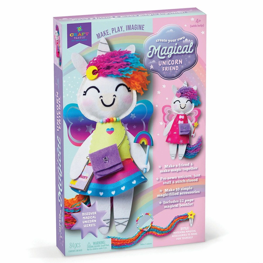 Creative Activities * | Mw Craft-Tastic Color Your Own Magical Unicorn Friend Craft Kit