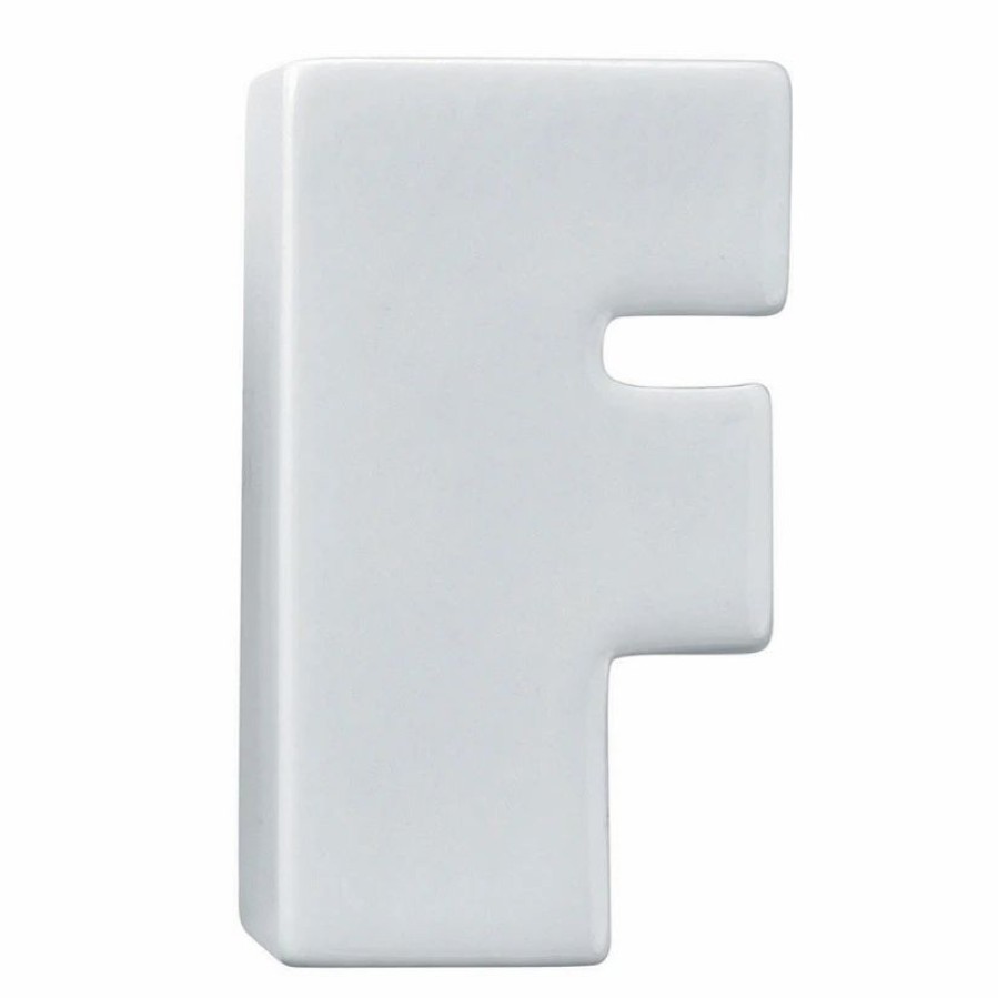 Creative Activities * | Mw Paint Your Own Porcelain Letter F