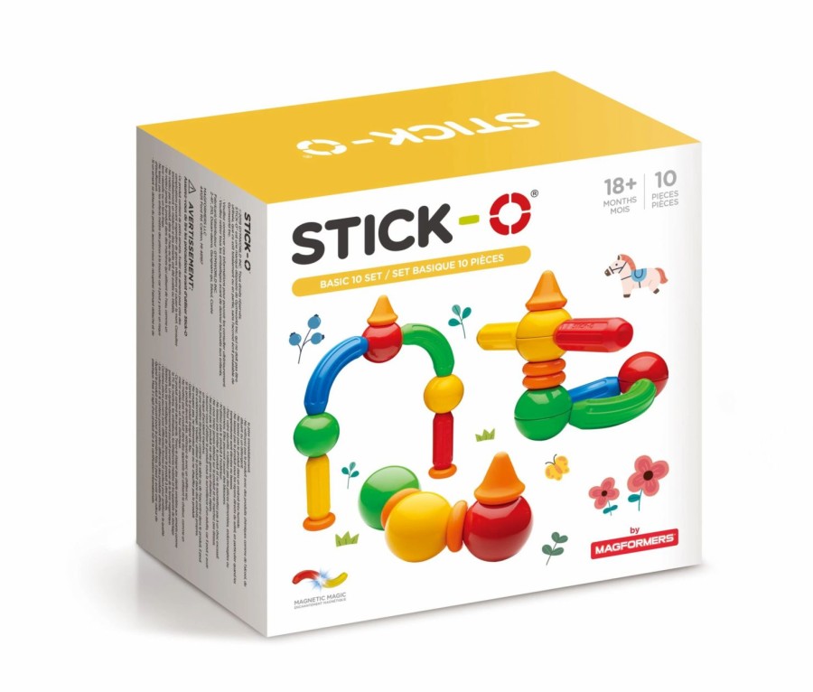 Magformers * | Magformers Stick-O Basic 10Pc Set